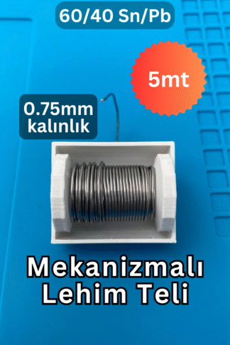 Lehim Teli 0.75mm 60/40 – 5 Metre (MAKARA DAHİL)