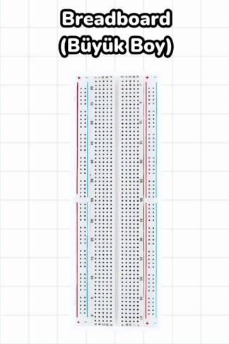 Büyük Boy 830 Pin MB-102 Breadboard - Prototip Geliştirme Kartı