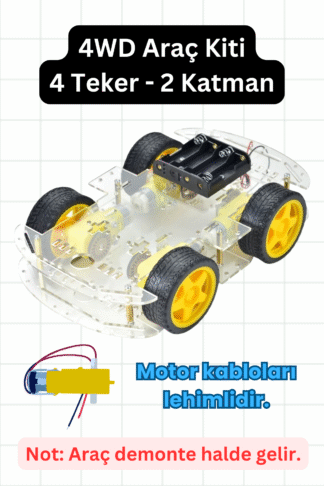 4WD Robot Araba Platformu