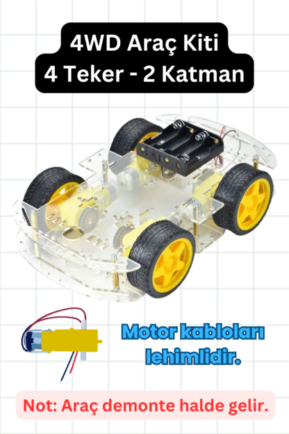 4WD Robot Araba Platformu