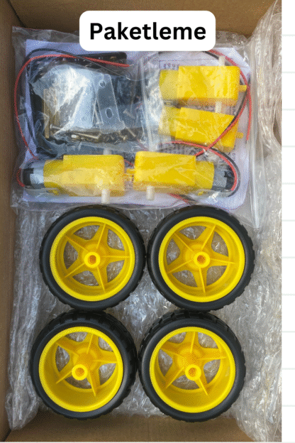 4WD Robot Araba Platformu - Görsel 3