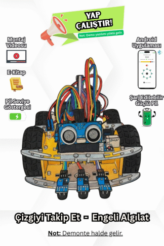 Arduino 4WD Robotik Araç Kiti