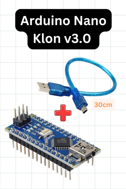 Arduino Nano Klon v3.0 - USB CH340 Chip (USB Kablolu)