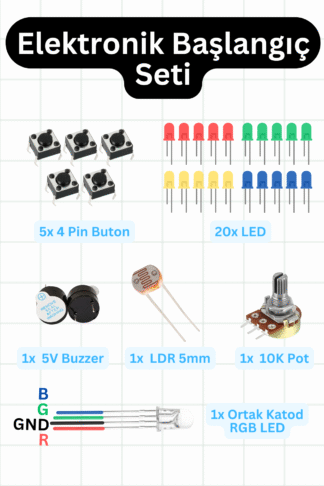 Elektronik Mini Başlangıç Seti – 29 Parça