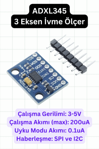ADXL345 - 3 Eksen İvme Ölçer Modülü