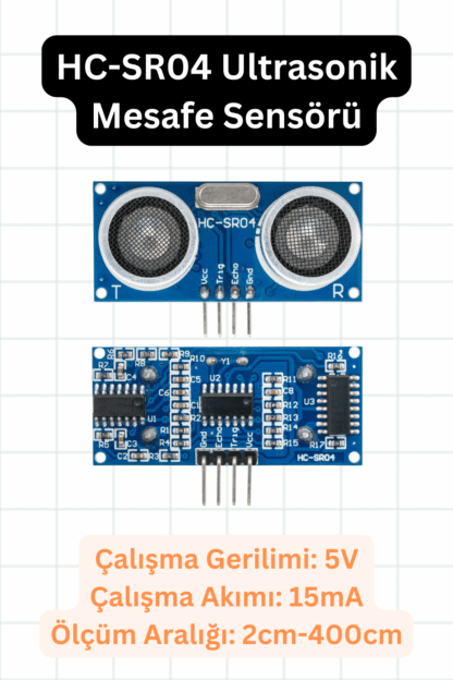HC-SR04 Ultrasonik Mesafe Sensörü