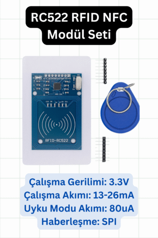 RC522 RFID NFC Modül Seti – 13.56 MHz