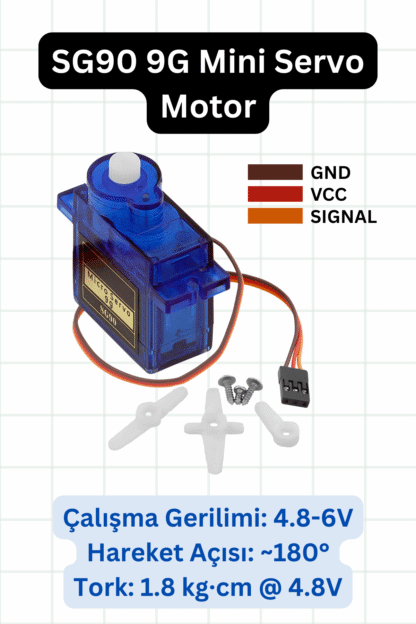 SG90 9G Mini Servo Motor