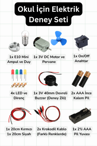 Okul İçin Elektrik Deney Seti