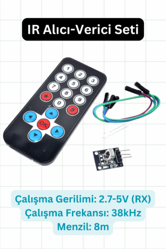 IR Alıcı-Verici Seti – Kızılötesi Haberleşme Kiti