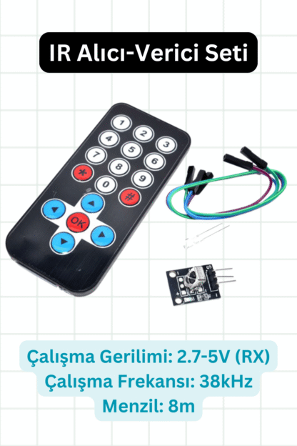 IR Alıcı-Verici Seti – Kızılötesi Haberleşme Kiti